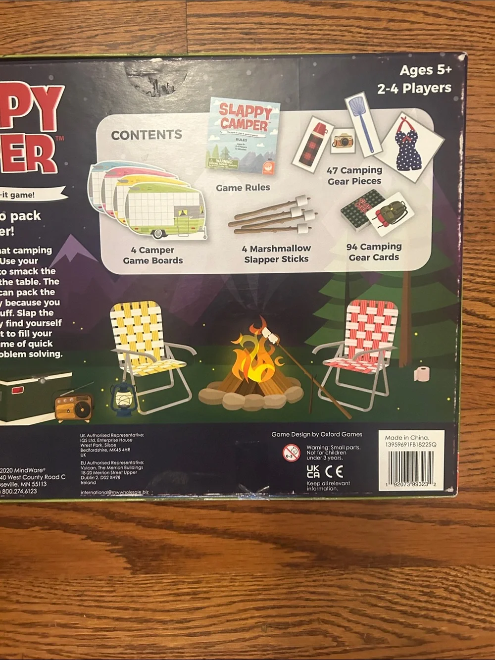 Slappy Camper Family Game - Yellow Camper by